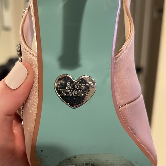 Cici Pointed-Toe Slingback Evening Pumps | Size 7 | Nude - Picture 4 of 7